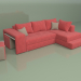 3D Modell Ecksofa Marseille (corral) - Vorschau