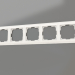 3d model Fiore frame for 5 posts (white) - preview