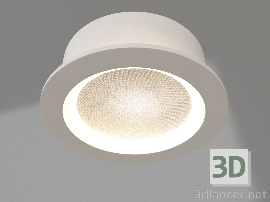 modello 3D Lampada LED LTD-145WH-FROST-16W - anteprima