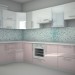 Modelo 3d Lustro de cozinha - preview