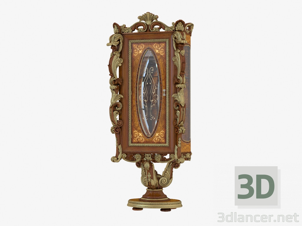 Modelo 3d Showcase em estilo clássico 100 - preview