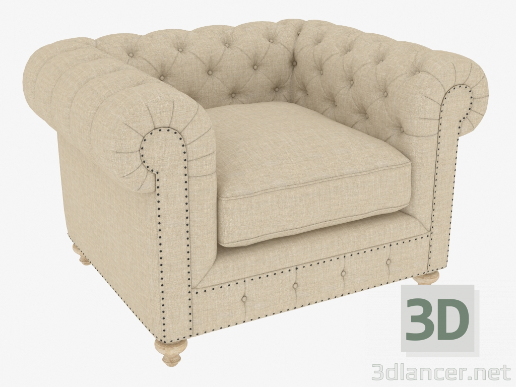 3d model Armchair CIGAR CLUB ARMCHAIR (7841.0001) - preview