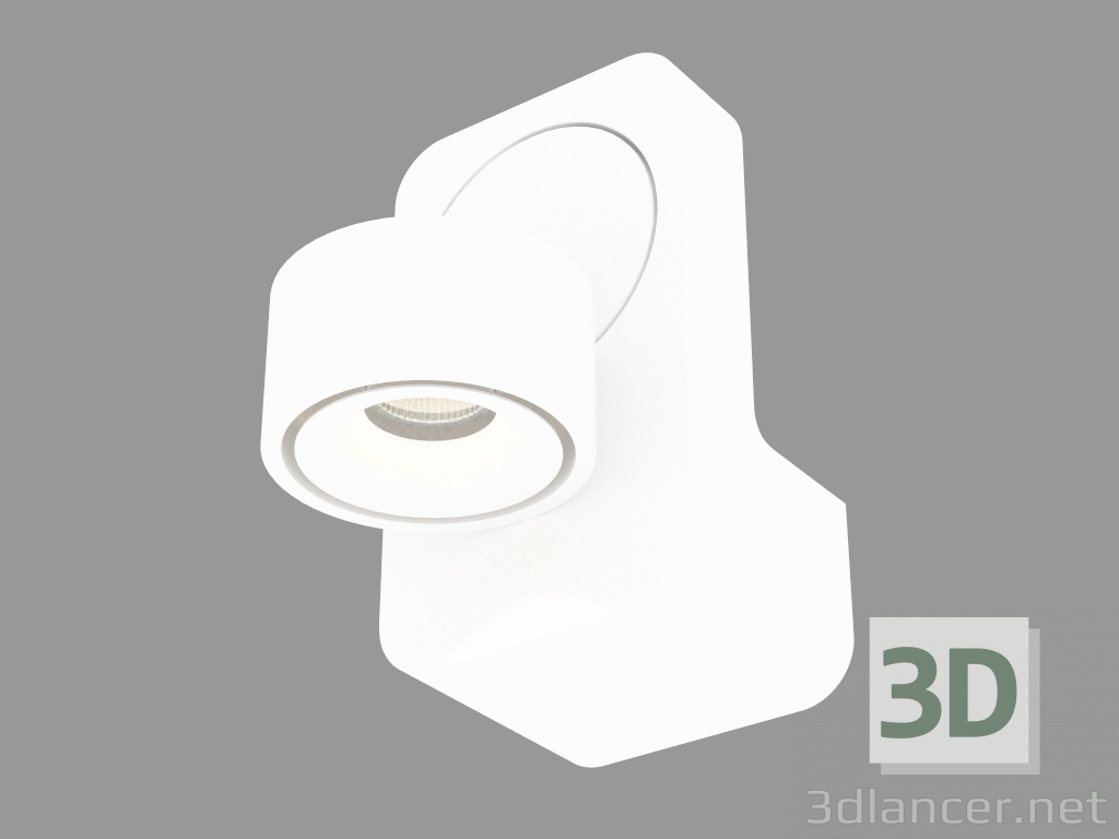 Modelo 3d Parede falsa lâmpada LED (DL18619_01WW-R Branco) - preview