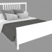 Modelo 3d Cama de casal Hemmes (211x174) - preview