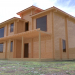 Casa de chapa de madera laminada. 3D modelo Compro - render