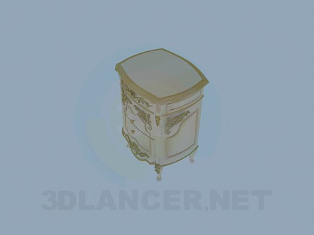 3d model Bedside table - preview