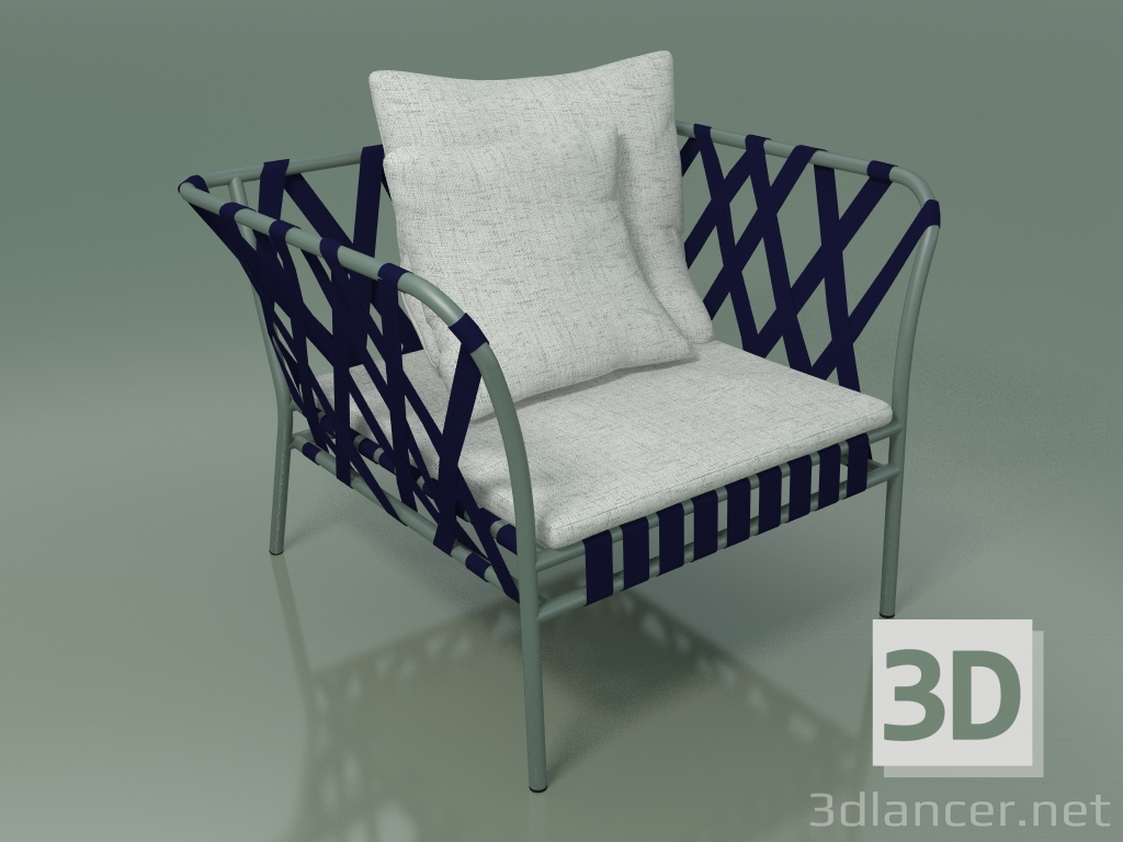 modello 3D Poltrona street InOut (851, ALLU-SA) - anteprima