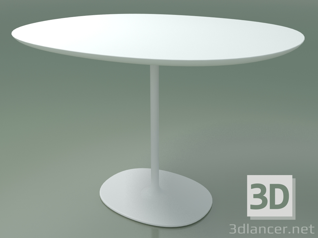 modèle 3D Table ovale 0642 (H 74 - 90x108 cm, F01, V12) - preview