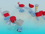 Chairs for bars, cafes