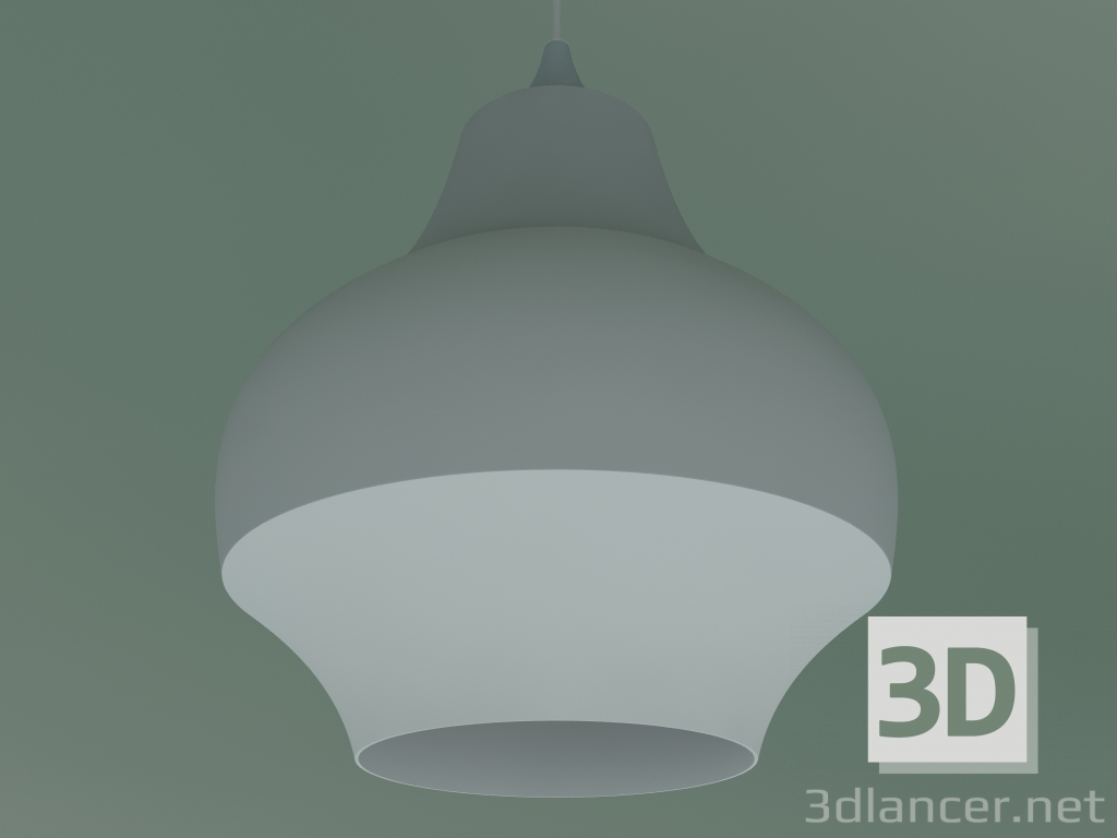 Modelo 3d Luminária pendente CIRQUE 380 (60W E27, GREY TOP) - preview