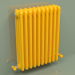 modèle 3D Radiateur TESI 4 (H 600 10EL, jaune melon - RAL 1028) - preview