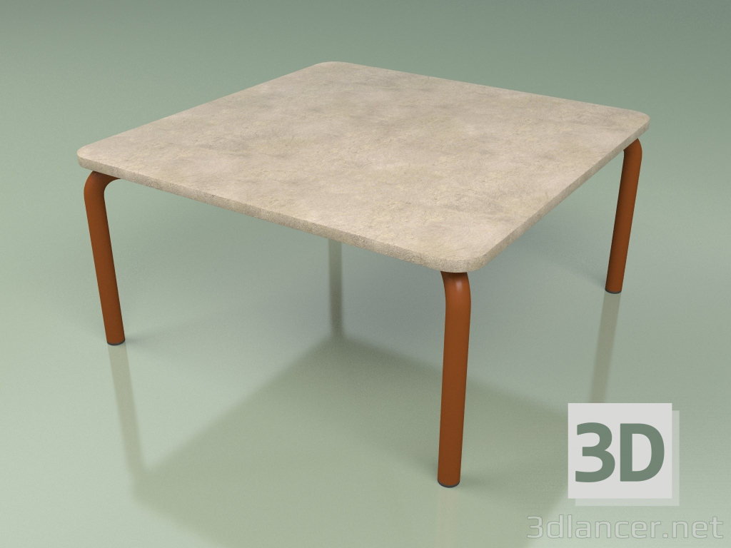 modèle 3D Table basse 005 (Metal Rust, Farsena Stone) - preview