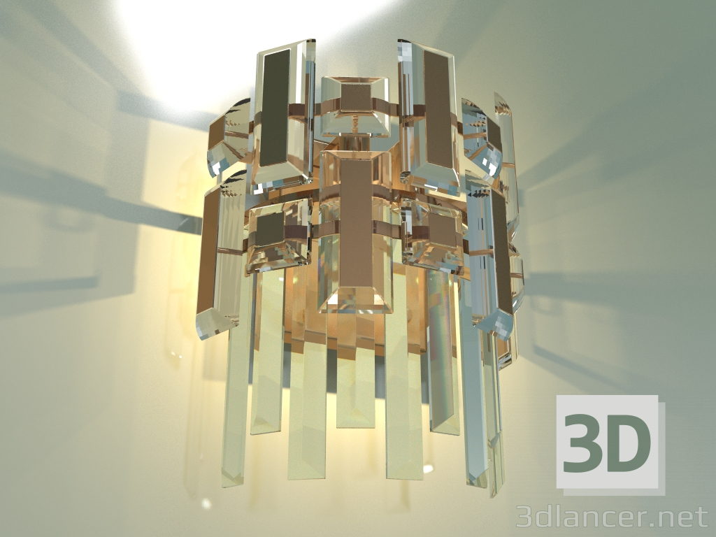 3d model Wall lamp Lago 330-2 Strotskis - preview