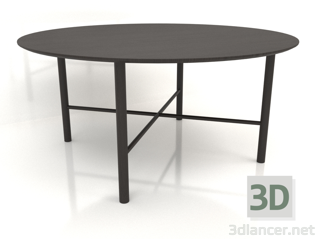 Modelo 3d Mesa de jantar DT 02 (opção 2) (D=1600x750, madeira castanho escuro) - preview