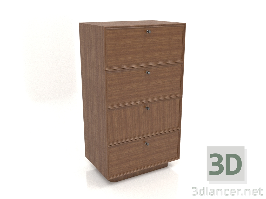 modèle 3D Commode TM 15 (604x400x1074, bois brun clair) - preview