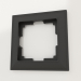 3d model Fiore frame for 1 post (black matte) - preview