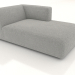 3d model Chaise longue (L) 83x165 con reposabrazos a la derecha - vista previa