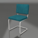 3d model Silla Ridge Rib Cepillado (Azul) - vista previa