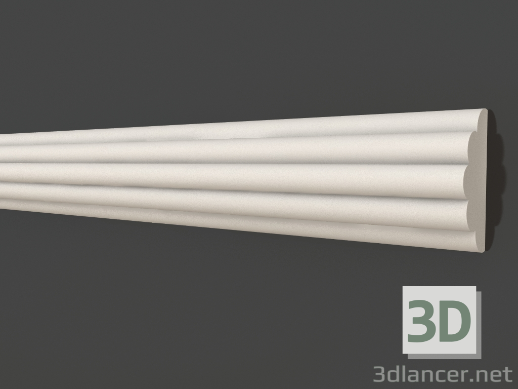 3d model Plaster molding LG 008 2 (30x13) - preview