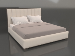 मोडेना फ़्रेमयुक्त वर्टिकल चैनल सॉफ्ट डबल बेड