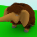 3d model pequeño mamut - vista previa