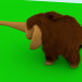 3d model pequeño mamut - vista previa