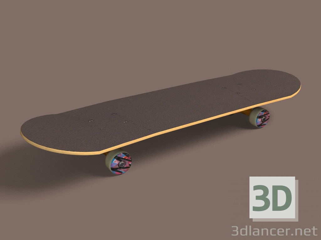 modello 3D di Skateboard comprare - rendering