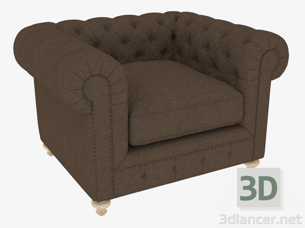 modèle 3D Fauteuil CIGAR CLUB Fauteuil (7841,0001-2) - preview