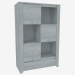 3d model Gabinete bajo 3D-1S (TIPO 31) - vista previa