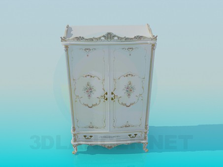 3D Modell Barock Schrank - Vorschau