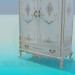 3d model Baroque cabinet - preview