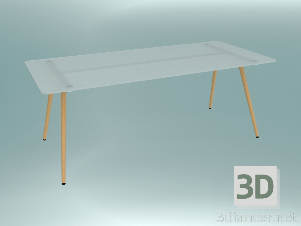 Modelo 3d Mesa de conferência (SAMC1 G1, 2000x900x740 mm) - preview