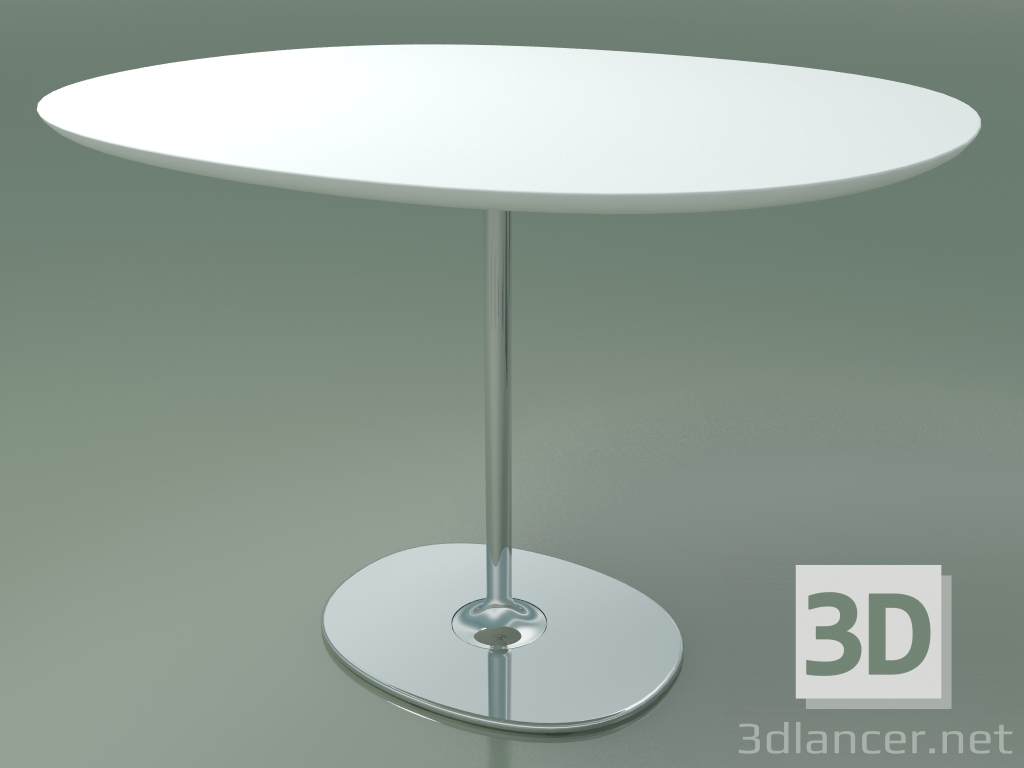 3D modeli Oval masa 0642 (H 74-90x108 cm, F01, CRO) - önizleme