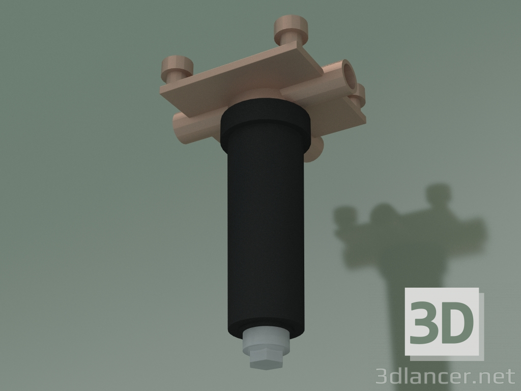 modèle 3D Kit de base pour douche de tête avec raccordement au plafond (24010180) - preview