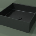 3d model Lavabo sobre encimera (01UN21301, Deep Nocturne C38, L 48, P 48, H 16 cm) - vista previa