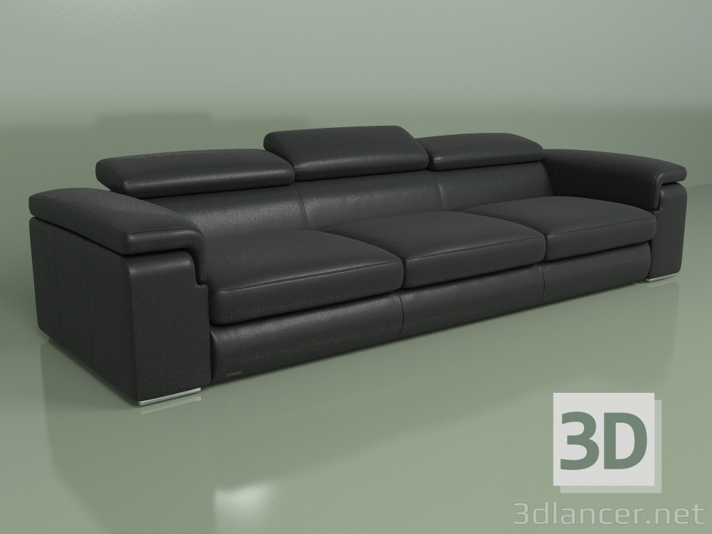 3d model Sofá triple Martin - vista previa