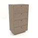 modèle 3D Commode TM 15 (604x400x1074, gris bois) - preview