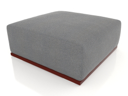 Pouf sofa module (Wine red)