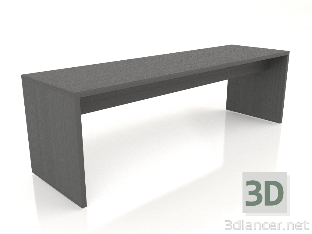 modello 3D Panca 140 (Anodizzato nero) - anteprima