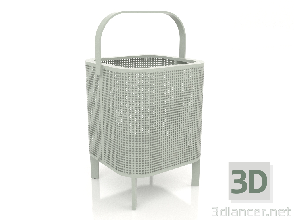 3d model Caja de velas 2 (Gris cemento) - vista previa