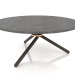 3d model Bertha coffee table (Dark Concrete, Dark Oak) - preview