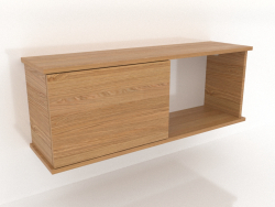 Mensola sospesa SHELF (con 1 vano aperto a destra) 1000 mm (rovere naturale)