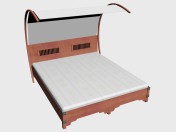 Cama doble con dosel 180х220 +