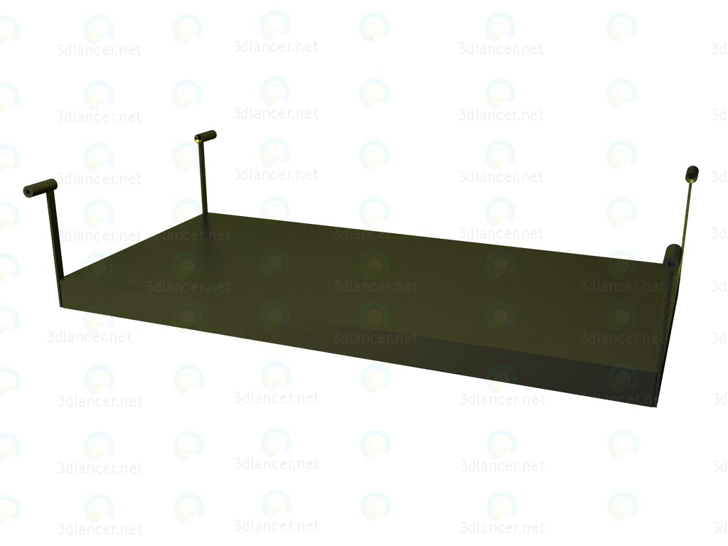 3d model Estante para mesa P1S0510B - vista previa