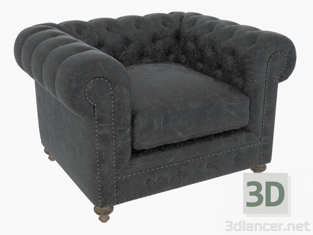 3d модель Крісло CIGAR CLUB LEATHER ARMCHAIR (7841.3002 ST) – превью