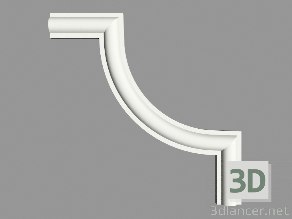 3d model Angulo decorativo (TU16) - vista previa