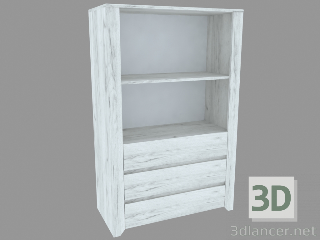 3D Modell Unterschrank 3S (TYP 32) - Vorschau