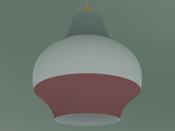 Pendant lamp CIRQUE 380 (60W E27, YELLOW TOP)