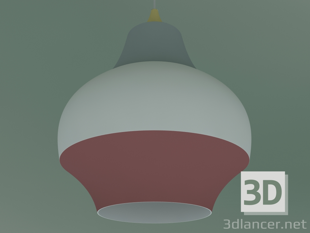 3D Modell Pendelleuchte CIRQUE 380 (60W E27, GELB OBEN) - Vorschau