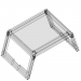 3d Tray on legs Ikea clips model buy - render